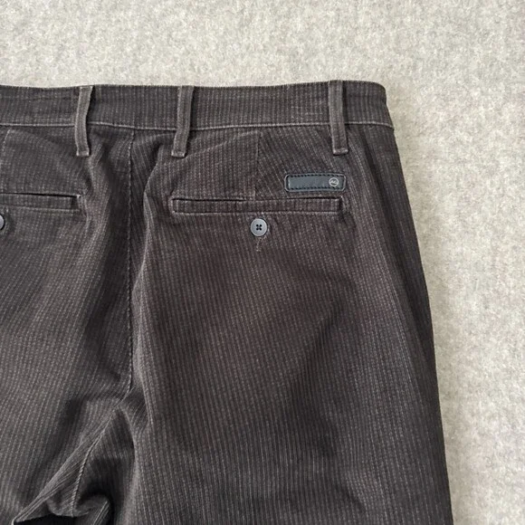 AG Marshall Corduroy Trouser Mens 33x31 Brown Slim Fit - Picture 12 of 16